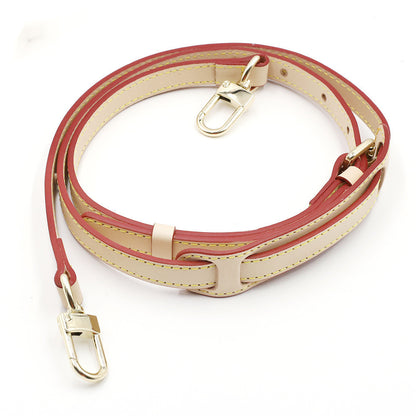 Leather Gasket Bag With Shoulder Strap Accessories