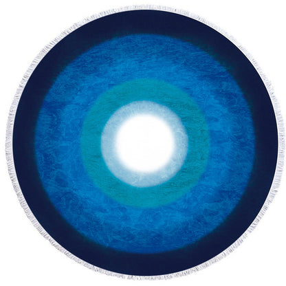 Round Printed Beach Towel Microfiber Plus Flow