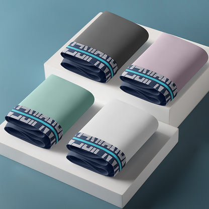 Ice Silk Men's Underwear Cotton Crotch Antibacterial Thin Breathable Loose