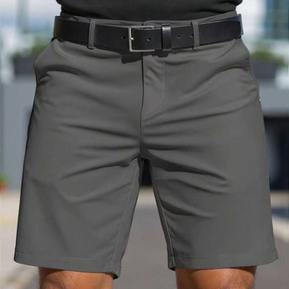 Men's Solid Color Shorts Men's Business Sports Fifth Pants