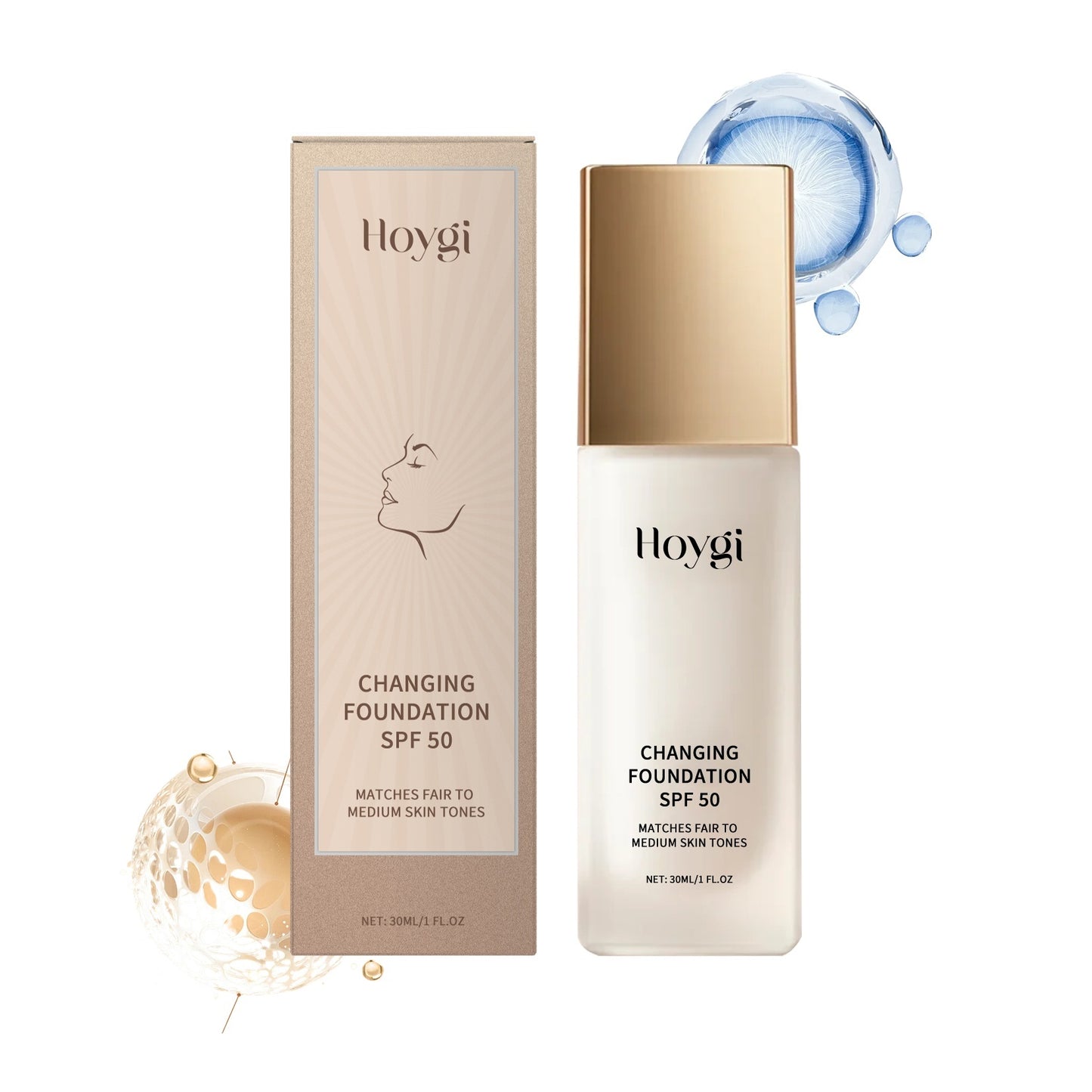 Sunscreen Concealer Liquid Foundation