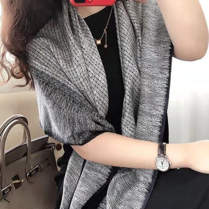 All-match Satin Square Women's Silk Scarf Shawl Beach Towel