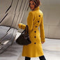 Women's woolen overcoat