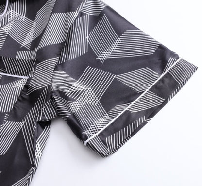 Men S Ice Silk Double Short Suit