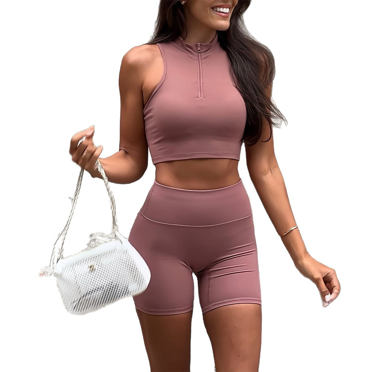 Top And Shorts Two-Piece Set