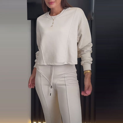 Hooded Top Two-piece Pants