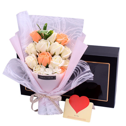 Romantic Gift Creative New Soap Rose Bouquet Gift Box