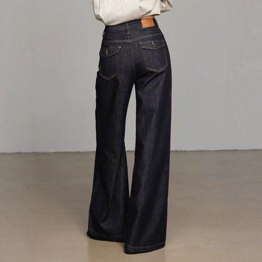Wide Leg Denim Jeans