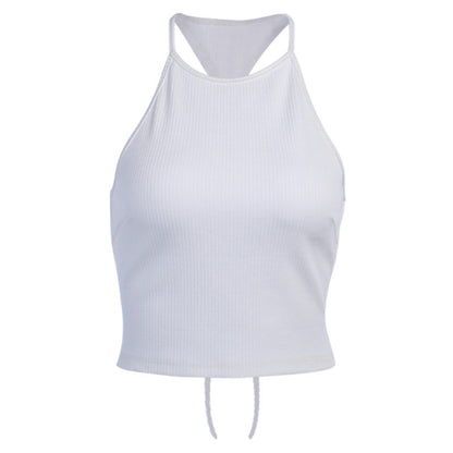 New sexy slim halter cross vest