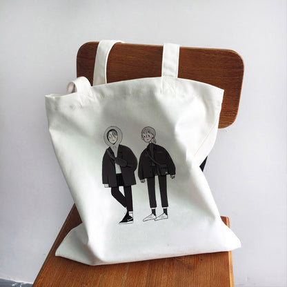 Women's Handbag Canvas Tote Printed Shopping Bag