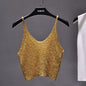 Women's Hollow-out Midriff Sling Top