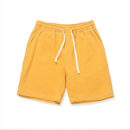 Short Pants, Drawstring Loose Casual Pants, Solid Color Men's Sports Casual Shorts