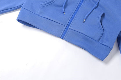 Hooded Sweater Bag Hip Casual Suit