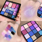 Matte Pearlescent Stage Makeup Eye Shadow Plate