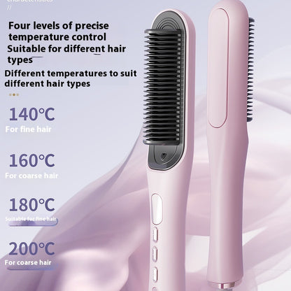 Household Hair Straightener LCD Display Multi-gear Temperature Adjustment Hair Curler