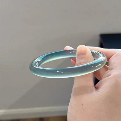 Curry Blue Agate Chalcedony Bracelet High Ice Gift Ornament