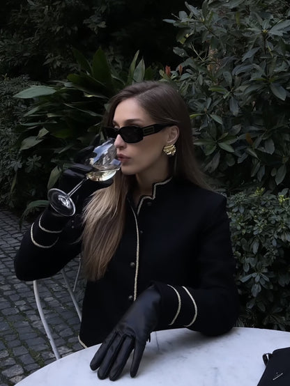 Women's Fashion Personality Black New Coat Women