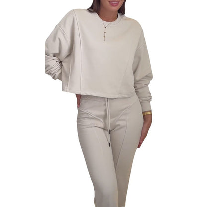 Hooded Top Two-piece Pants