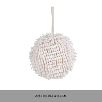 Hand-wiping Ball Over Absorbent Cloth