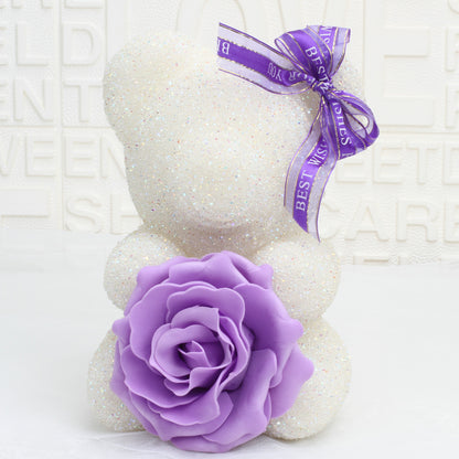 Rose Gift Box Crystal Diy Soap Flower