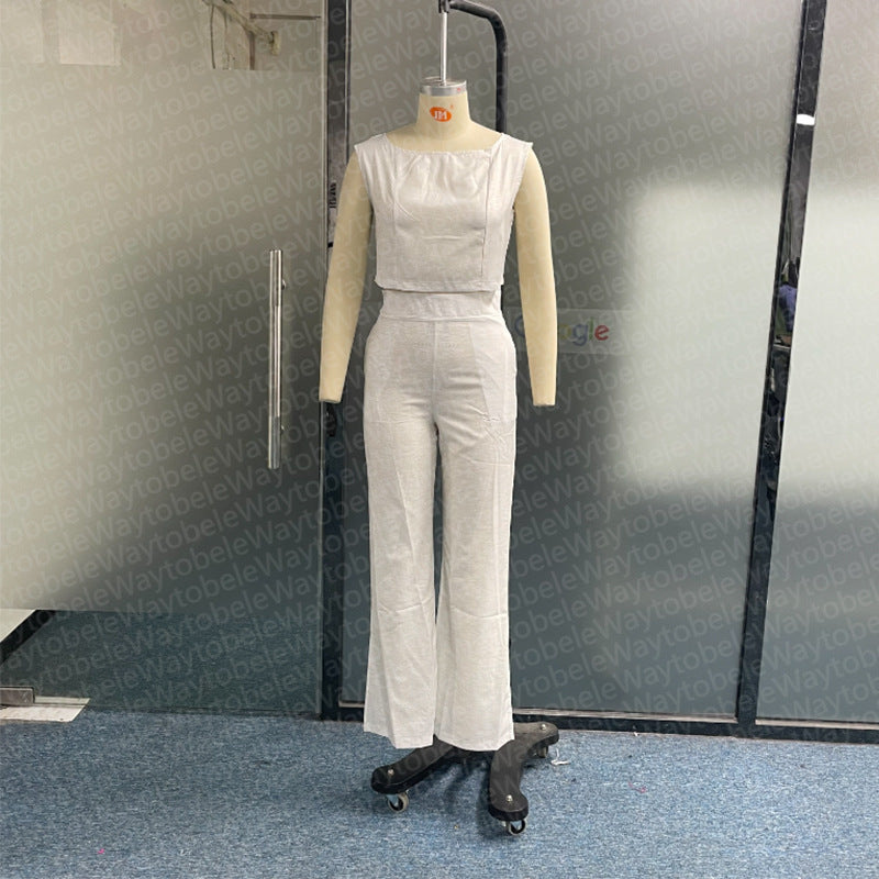 Wide Leg Pants Suit