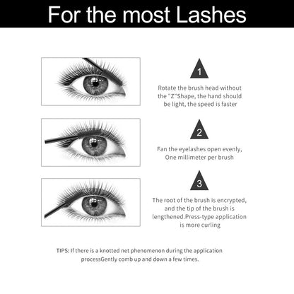 Large Capacity Mascara Silicone Brush Head