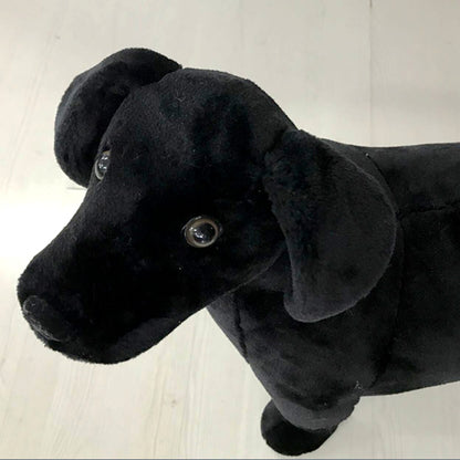 Little Black Dog Plush Toy Labrador Children's Birthday Gift Doll