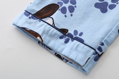 Woolen Home Suit Flannelette Pajamas Moonsuit Set