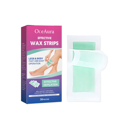 Hair Removal Wax Strips Gentle Non-irritating Moisturizing Cleansing