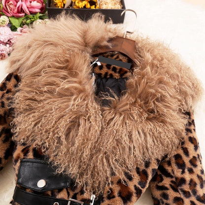 Short Cotton With Jacket And Leather Waist