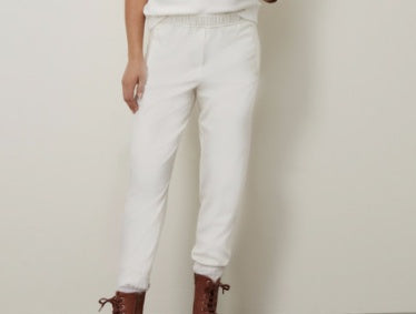 Hooded Drawstring Top Elastic Waist Casual Pants Fashion Fleece Suit