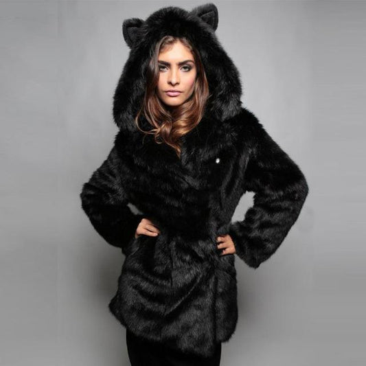 Plush coat