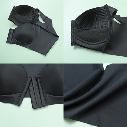 Women's Fashion Front Closure Underwired Gathering Bra