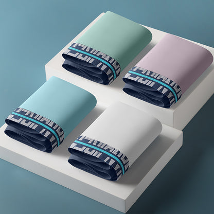 Ice Silk Men's Underwear Cotton Crotch Antibacterial Thin Breathable Loose