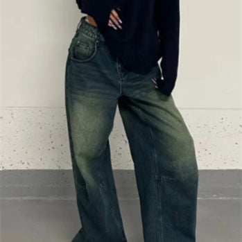 Idle Style Retro Washed Jeans