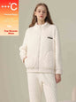 Women's Pajamas Fleece-lined Thickened Flannel Warm Loungewear Suit