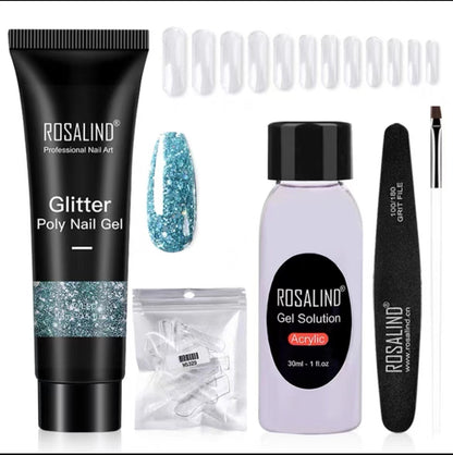 Extension Gel Polish Kit For Manicure Poly Nail Gel Set For