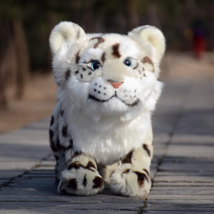 Snow Leopard Plush Cute Simulation Toy Doll