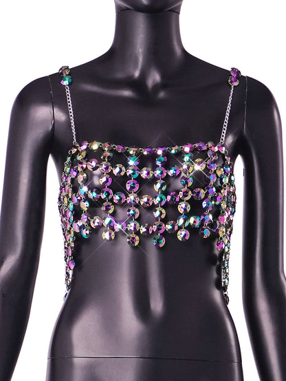 Women's Gem Chain Backless Camisole
