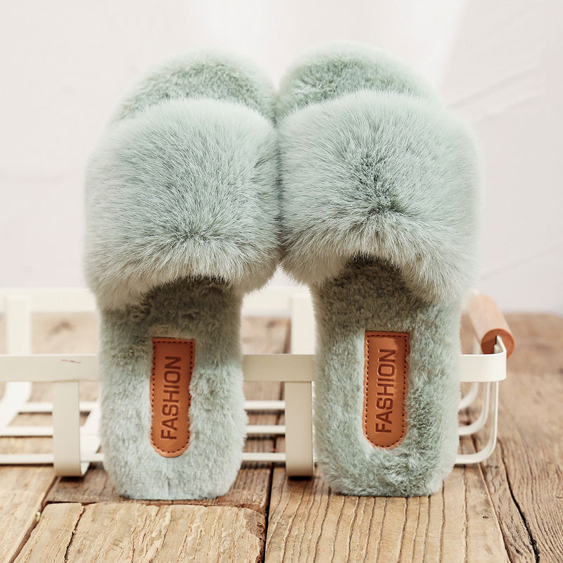 Cotton Slippers Female Cute Net Red Ins