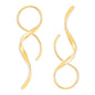 Line Simple Metal Earrings Asymmetric Fashion Earrings