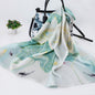 Women's Silk Scarf Shawl Sunscreen Scarf