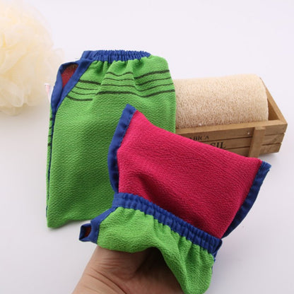 Finger Leakage Bath Towel Bamboo Fiber Double-sided Bath Towel