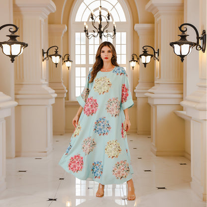 DUBAI Turkish Muslim Middle East Women's Beaded Gown