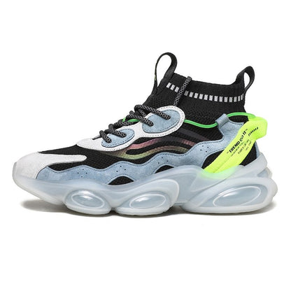 High elasticity comfortable popcorn sneakers