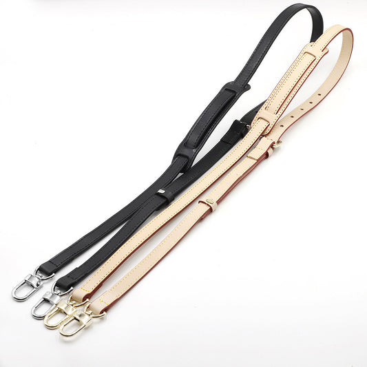 Leather Gasket Bag With Shoulder Strap Accessories