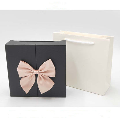 Rose double door jewelry gift box necklace box