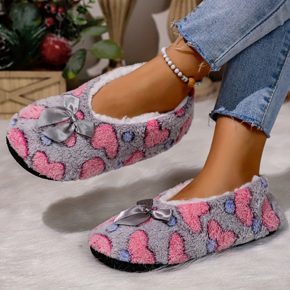 Women's Indoor Comfortable Breathable Warm Closed-toe Slippers Soft