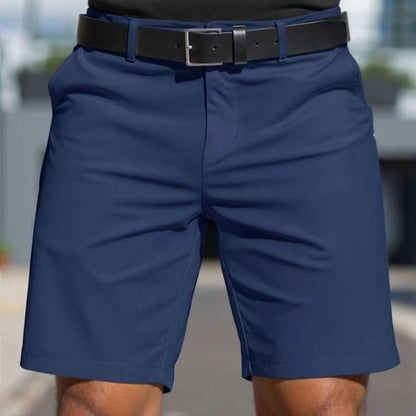 Men's Solid Color Shorts Men's Business Sports Fifth Pants