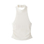 Stylish Good Texture Hanging Collar Top